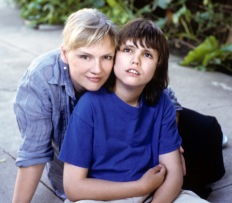 Image of Portia Iversen and a young girl