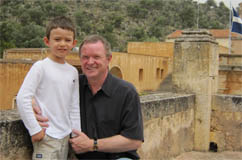 Image of Ron Heffron and his son