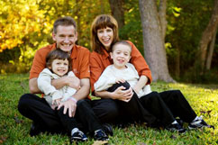 Image of Tim Revell and his family.