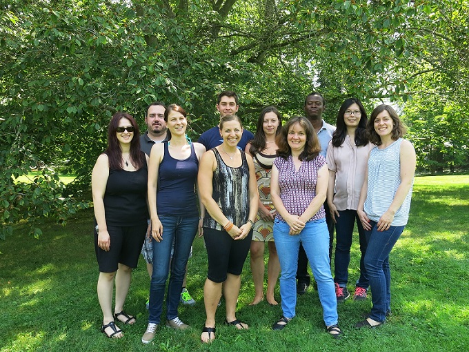 Mikala Egeblad, Ph.D. (fourth person from the right) Cold Spring Harbor Laboratory