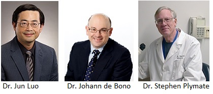  Dr. Jun Luo, Dr. Johann de Bono, Dr. Stephen Plymate