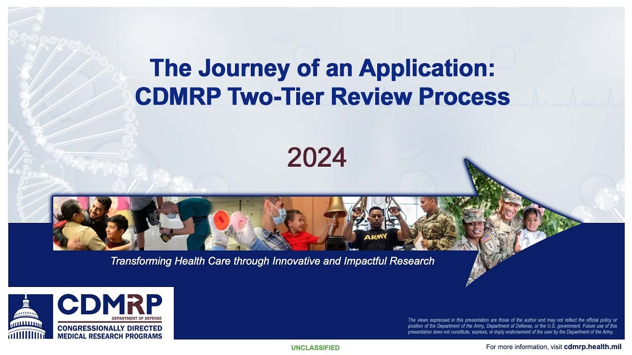 CDMRP's Two-Tiered Review Process, About Us, Congressionally Directed ...